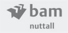 Bam Nuttall logo in black and white