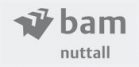 Bam Nuttall logo in black and white
