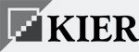 Kier logo in black and white